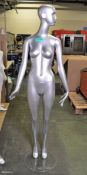 Display Mannequin - female full body - grey