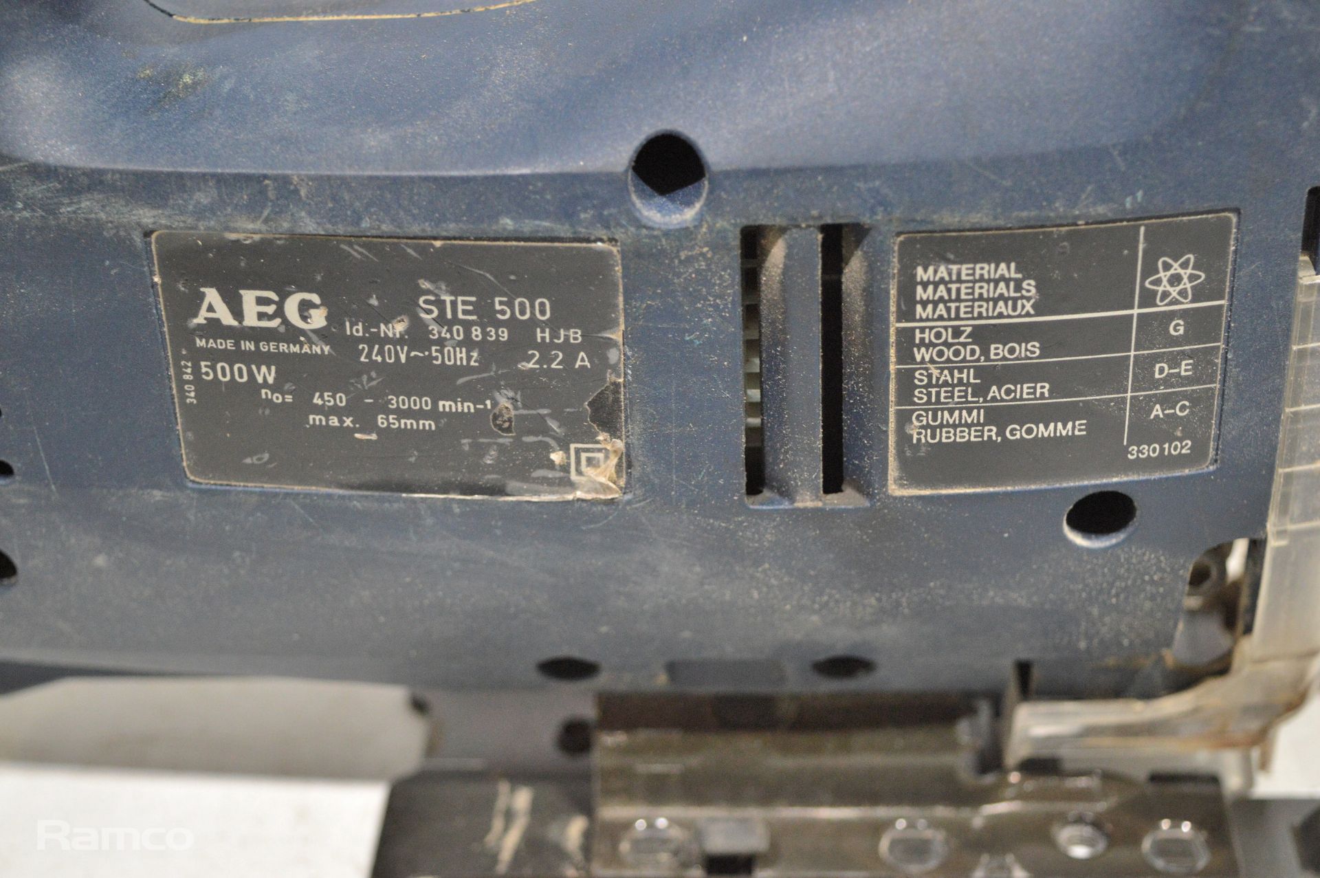 AEG STE 500 electric jigsaw - Image 5 of 5