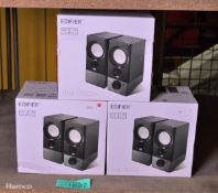 3x Edifier R19U premium PC speakers - AS NEW