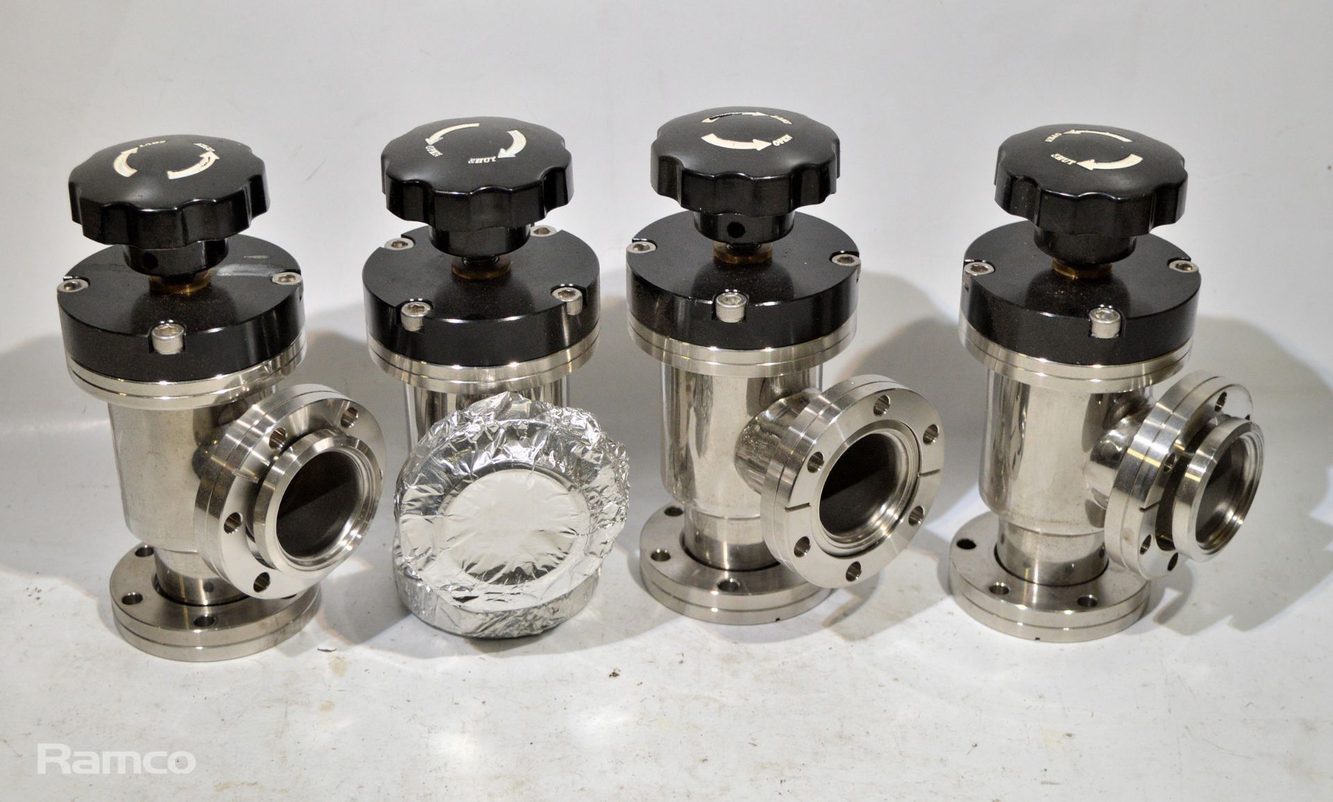 4x Scanwell Conflat Bellows Vacuum Valves