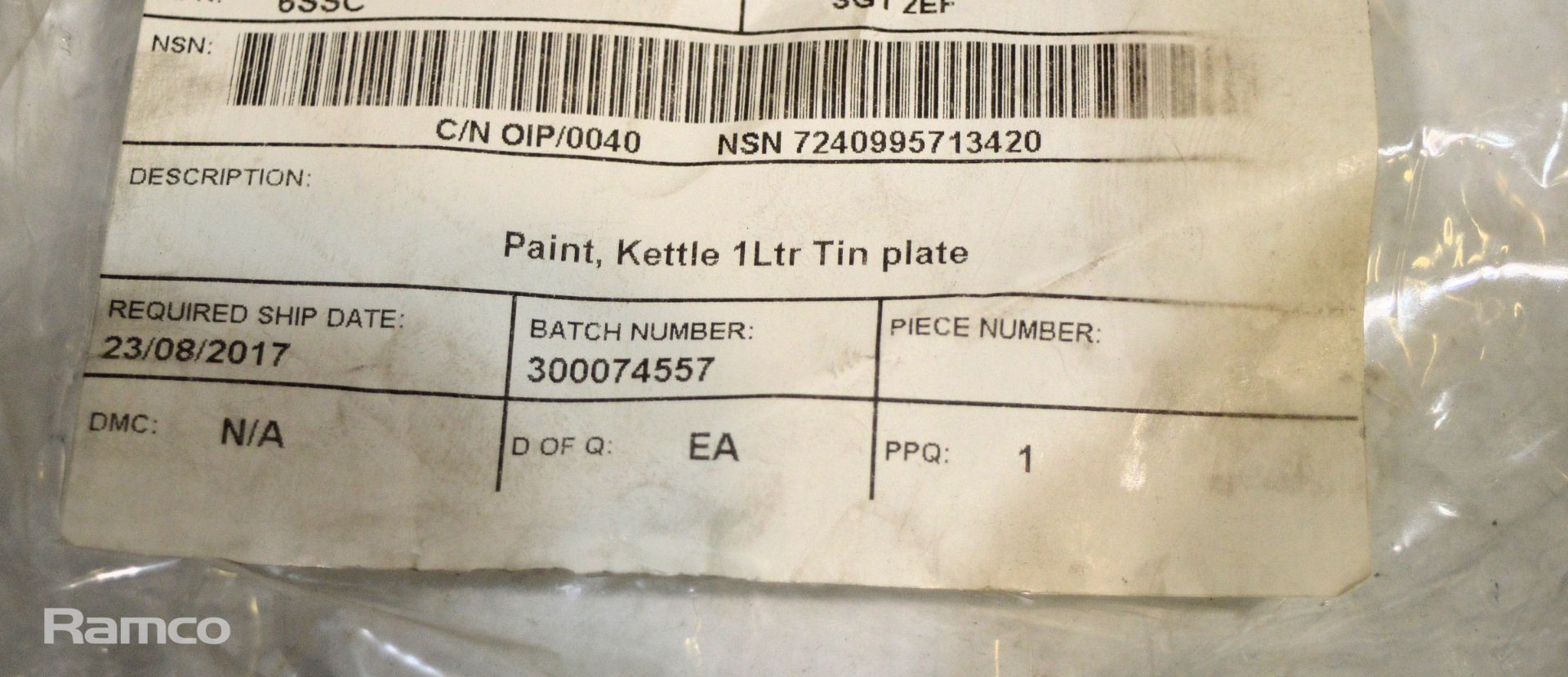 7x Metal Paint kettle 1ltr - Image 3 of 3