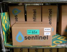 4x Sentinel soap/antibacterial hand gel wall dispensers