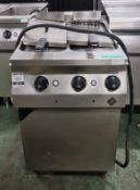 MKN Double basket fryer - 240V - L50 x W70 x H97cm