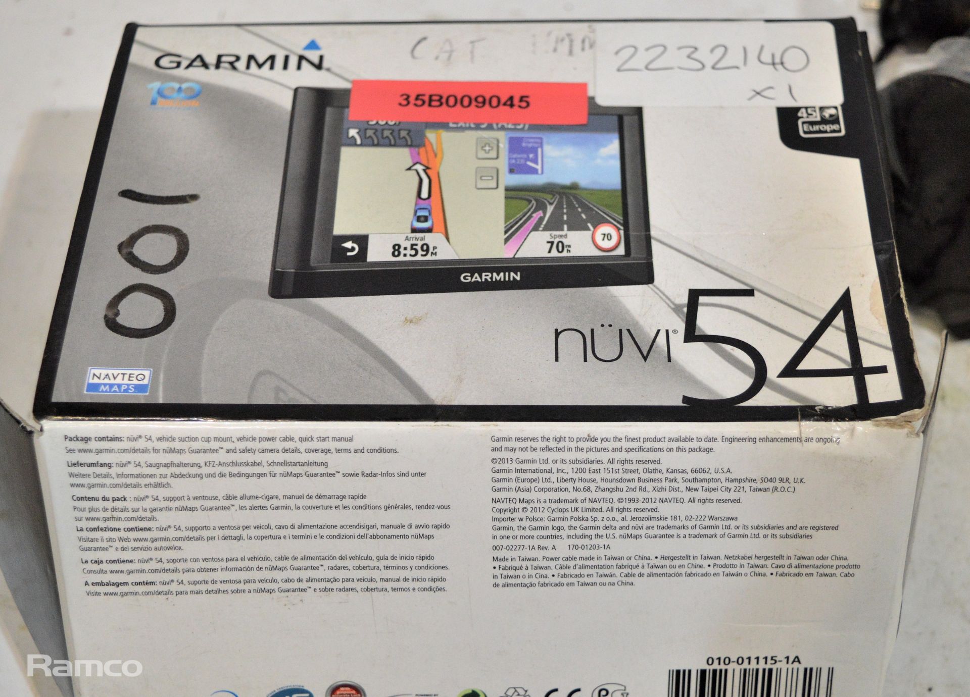 Garmin nuvi 54 sat nav, 5in screen - Image 4 of 4