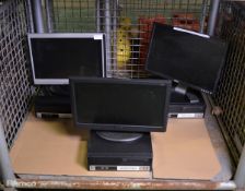 3x Akhter Desktop PCs & Monitors 220/240V
