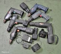 Cordless drills - AS SPARES OR REPAIRS