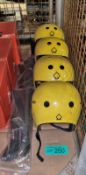 4x Protec canoeing protective helmets - INTENDED USE ONLY