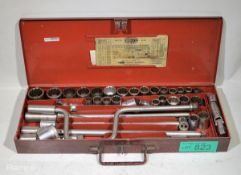 Britool 1/2 inch socket set metric/imperial