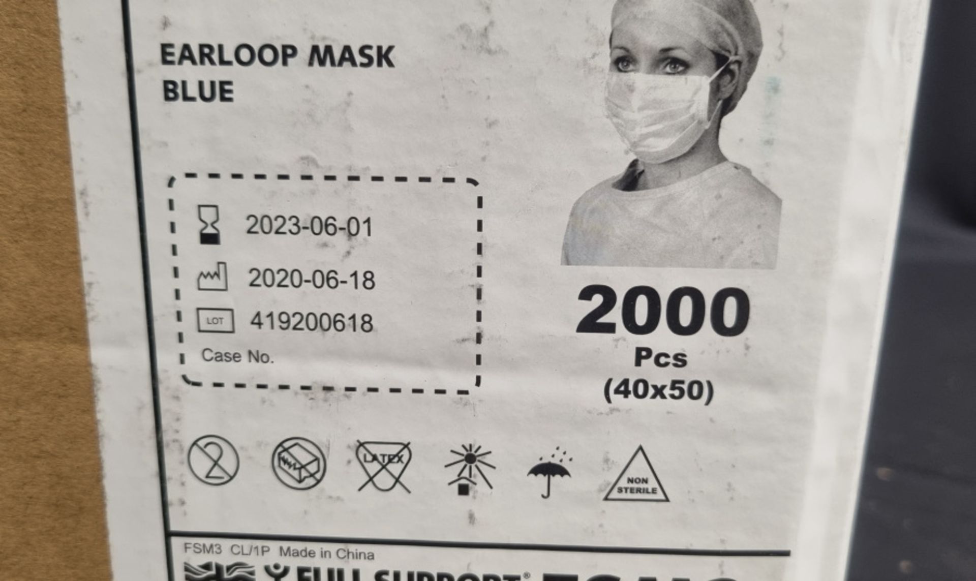 24x pallets of EasiMask type II face mask with earloops - total qty - 1152000 - location LS25 6PT - Image 5 of 6