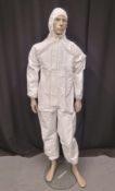 24x pallets of disposable coveralls size large - total qty 24000 - location LS25 6PT