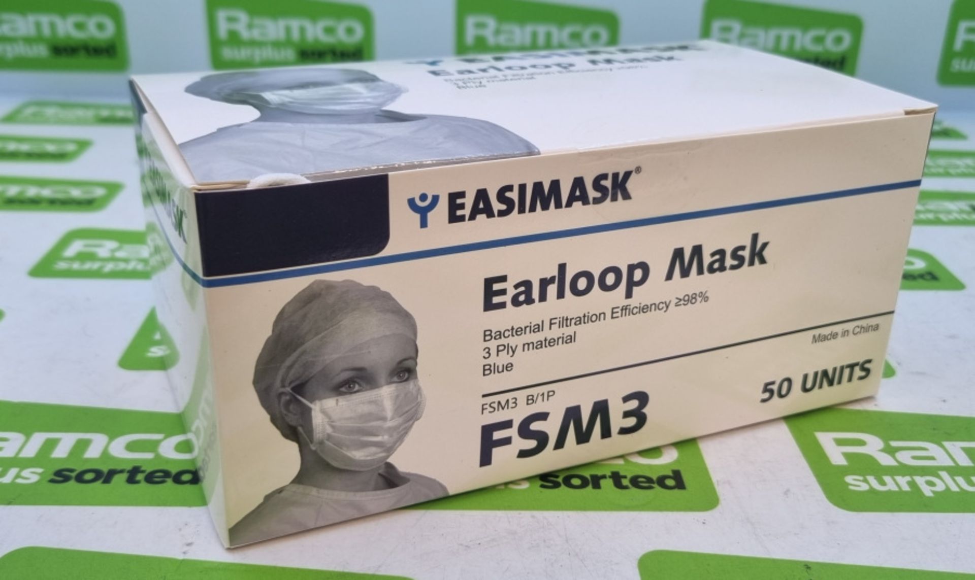 24x pallets of EasiMask type II face mask with earloops - total qty - 1152000 - location LS25 6PT - Image 3 of 6