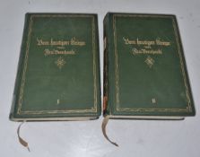 Vom Heutigen Kriege Volumes 1 and 2 by Friedrich V. Bernhardi Published Berlin 1912 - Ex Library Mil