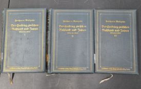 Der Seefrieg zwischen Russland und Japan 1904 bis 1905 by Freiherr von Malkahn Volumes 1-3 - Berlin