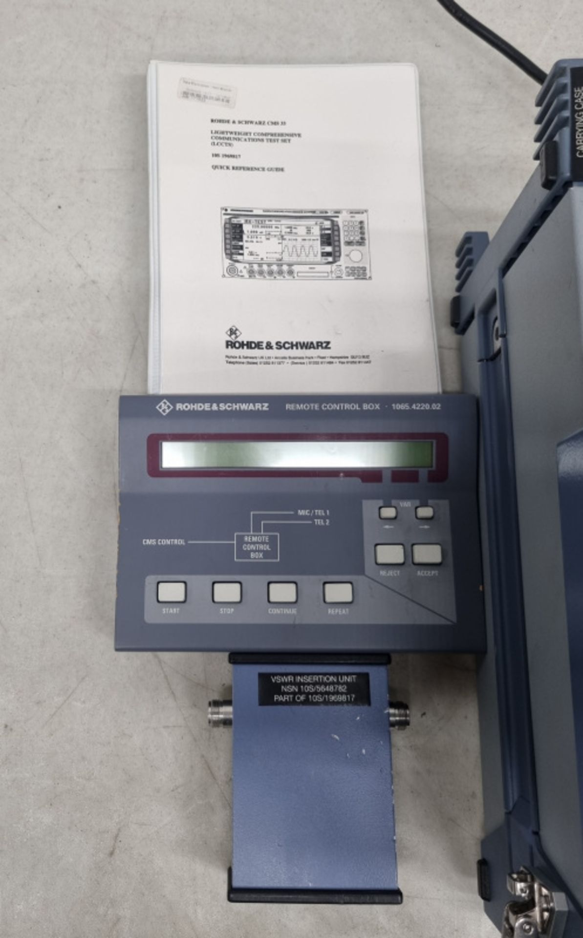 Rohde & Schwarz CMS33 Radiocommunication Service Monitor 0.4 - 1000mhz - 840.0009.34 - Image 2 of 8