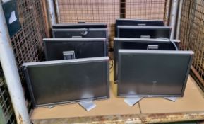 8x Various Dell 19 Inch monitors 100/240V 50/60Hz
