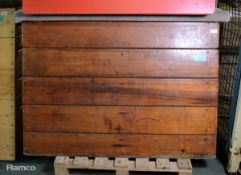 Timber vaulting box L 155 x W 95 x H 105 cm - 5 tier