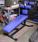 Adjustable weight bench - L 160 x W 72 x H 109cm