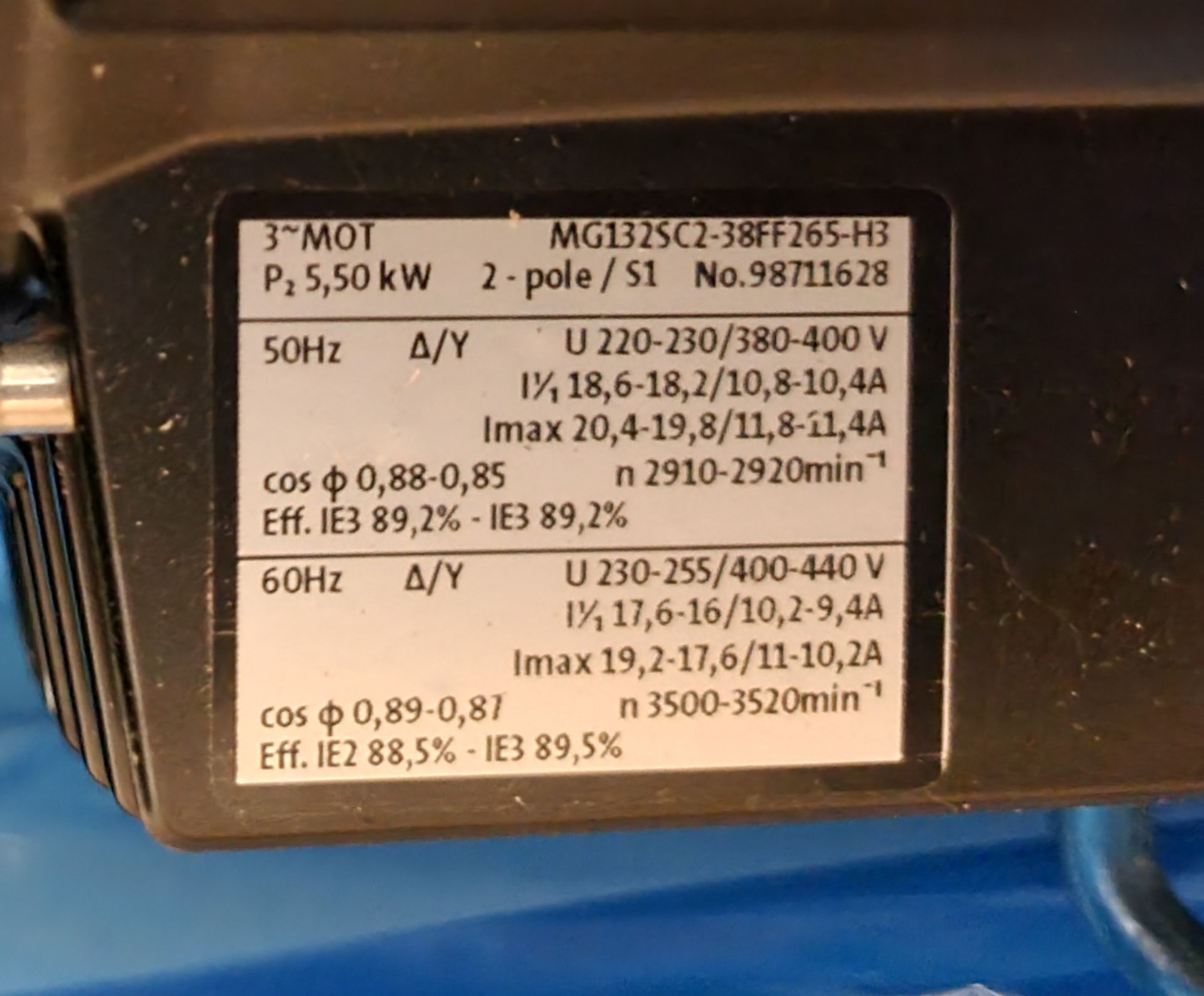 Grundfos MG132SC2 MTR 15 10/6 centrifugal pump 98711628 - Image 5 of 6