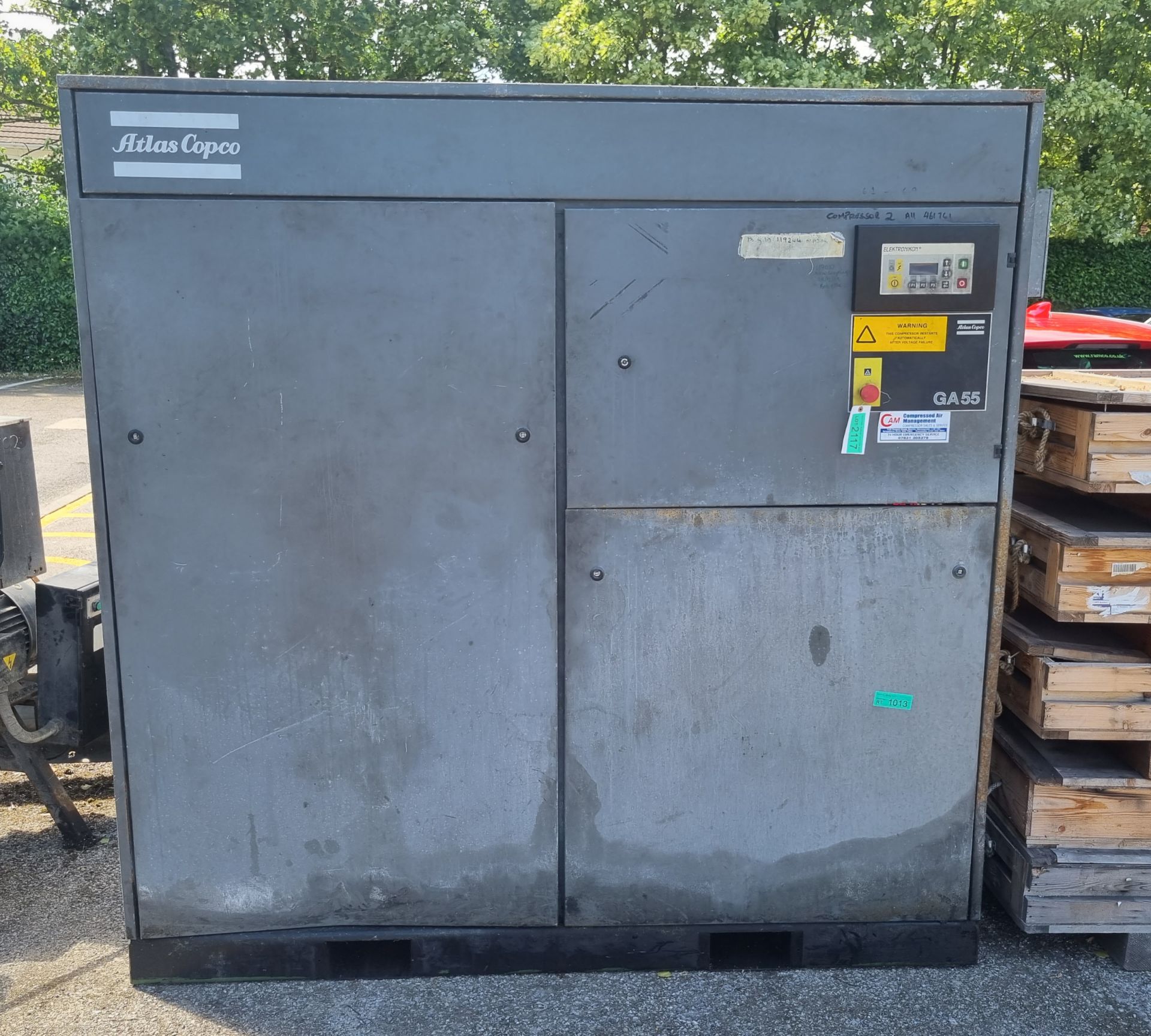 Atlas Copco GA55 industrial compressor