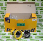 5x Palazzoli 710224 Multimax straight plugs - 32A 100-130V 4H IP67