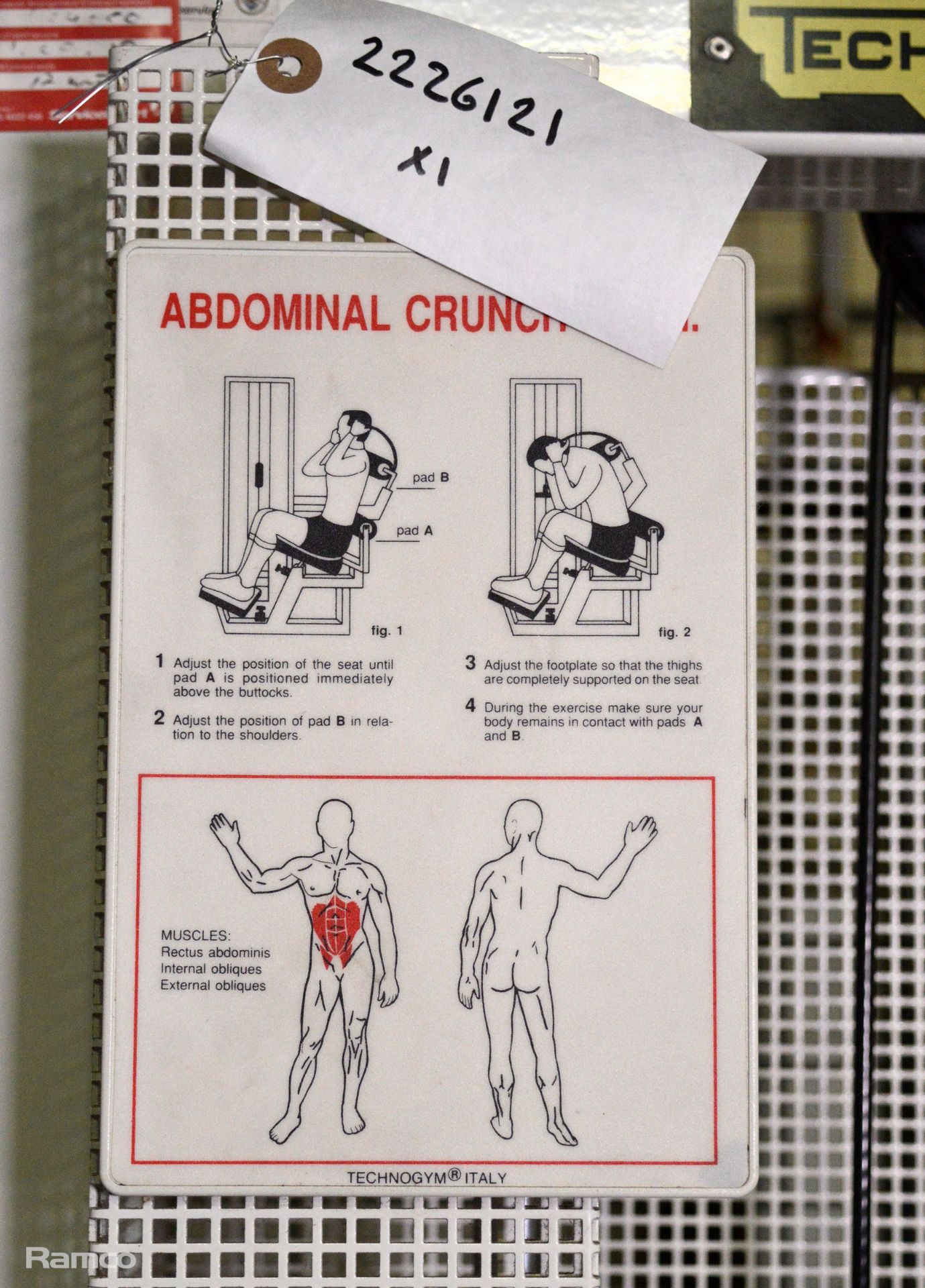 Technogym Super executive line abdominal crunch - Image 2 of 7