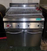 Offcar Stile 7GLG40 vulcanic rock gas grill with storage