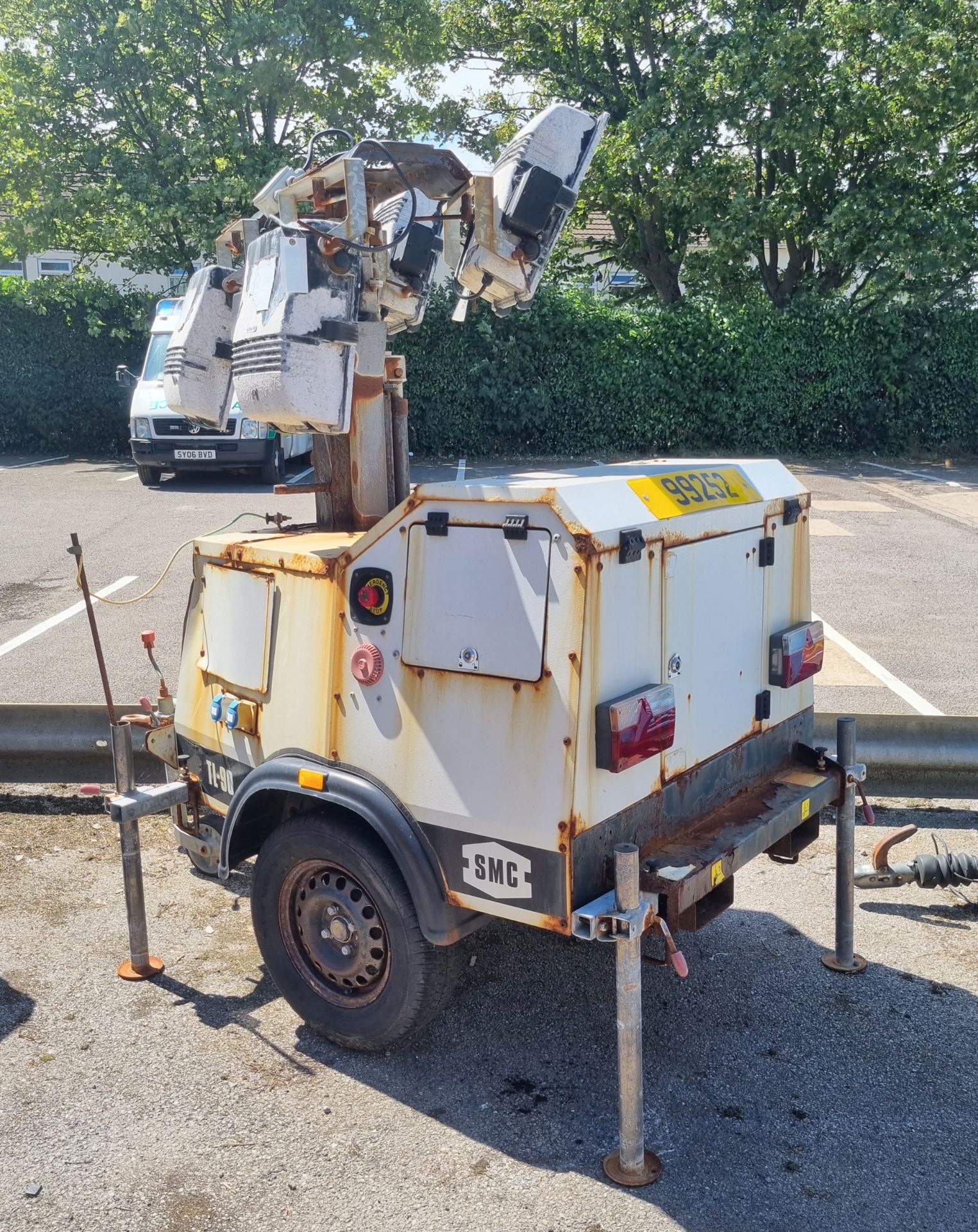 SNC light & power TL-90 Mobile lighting tower - Diesel - Image 2 of 12