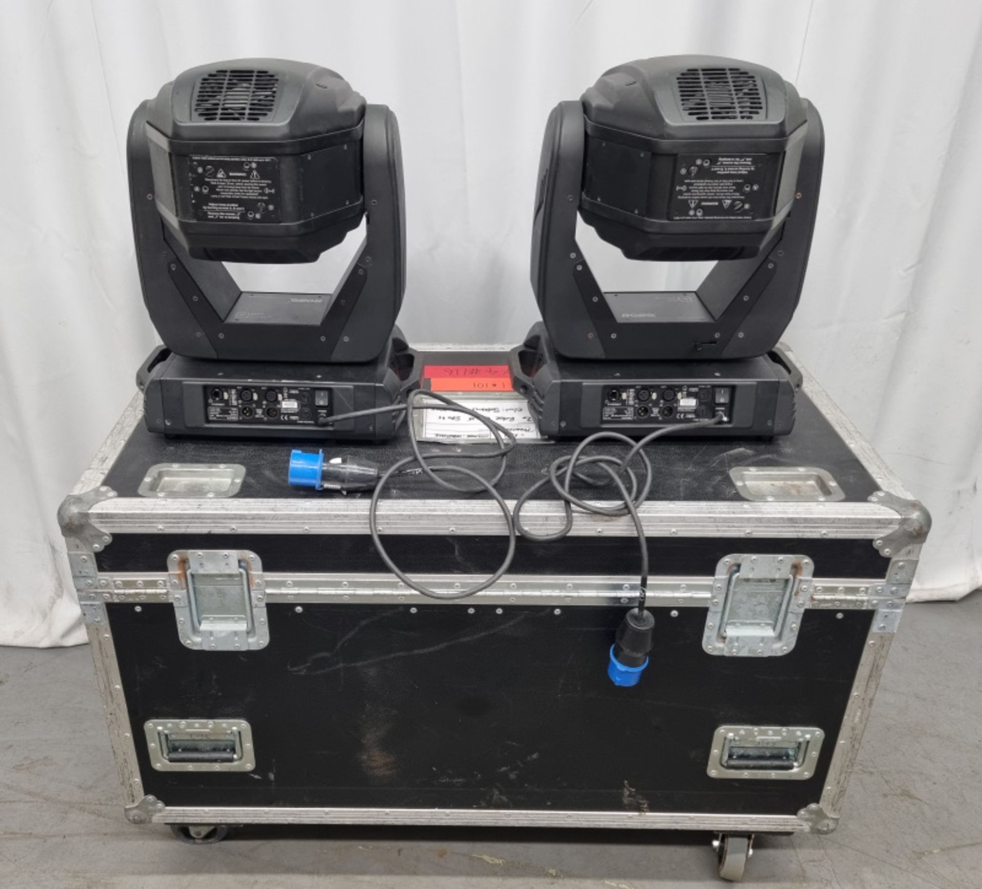 2 x Robe Robin 600E Spot with flight case