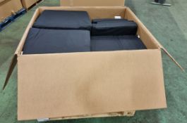 30x Dark blue seat cushions