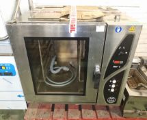 Maksan MKF-6 electric convection bakery oven, 6 tray capacity glass door 90x85x85