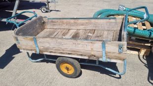 Bowley two wheeled barrow - 2 sides - bed length L1500mm (not including handles)