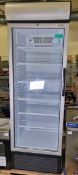 Tefcold FSC 1450 bottle cooler/fridge, single glass door, 6 adjustable shelves - 70x62x210