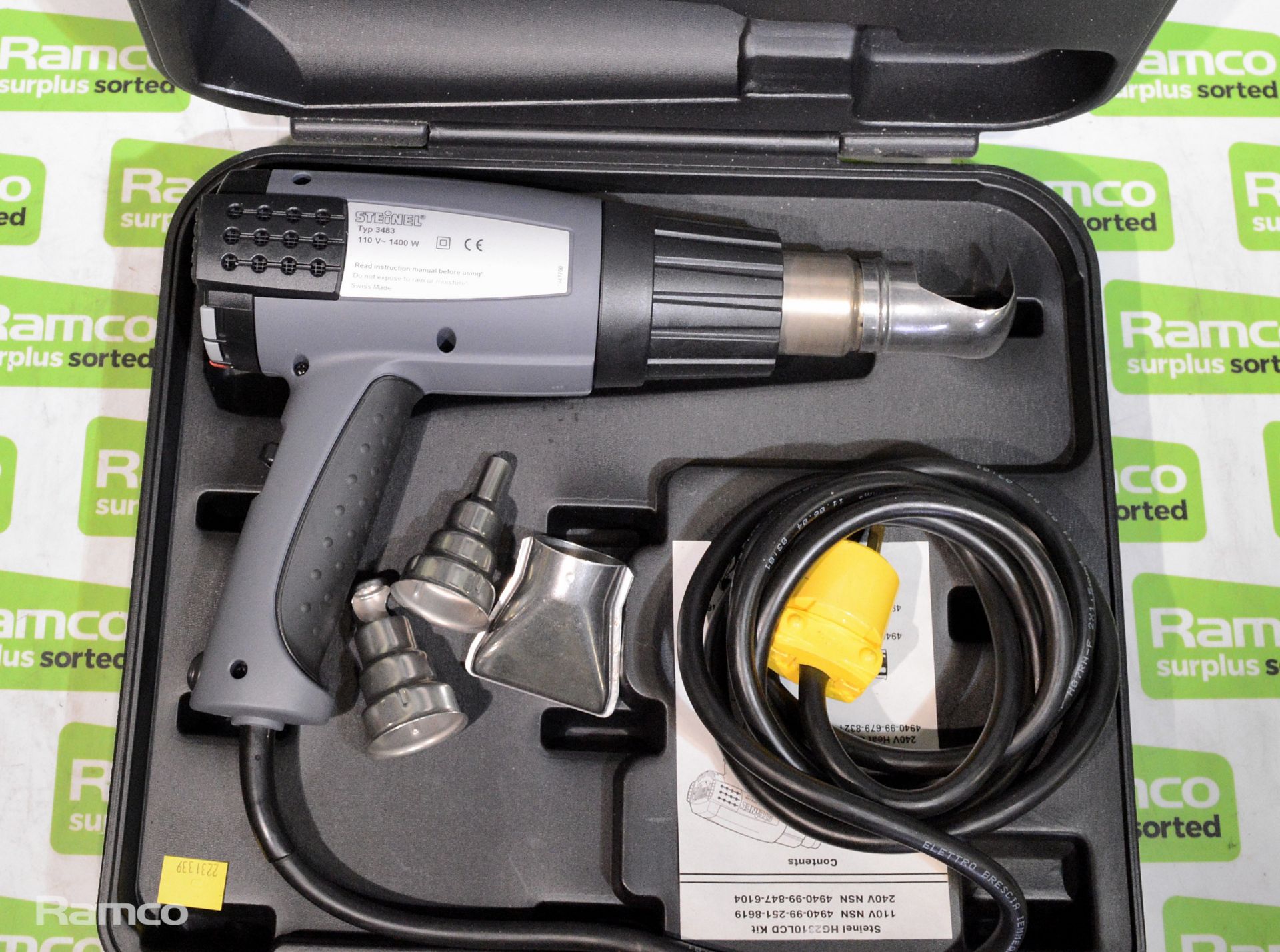 Steinel HG 2310 LCD heat gun & case 110V - Image 2 of 4