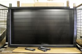 NEC V461 46 inch multisync LCD monitor 100/240V 50/60Hz, 2x NEC M46 Multeos 46 inch LCD monitors 100