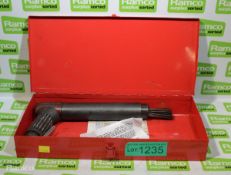 IPT pneumatic needle scaler tool with case