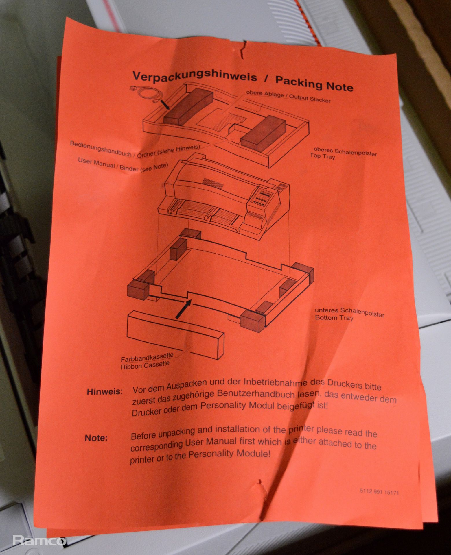 Telekom Assist IBC 600 Heavy duty printer - Image 4 of 5