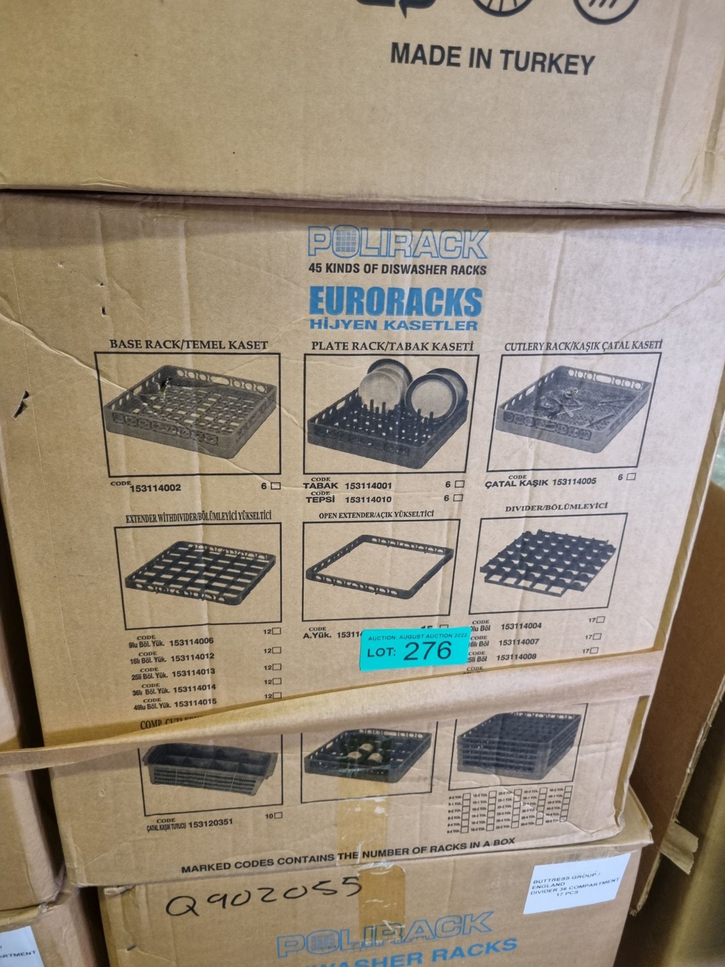 EuroRacks 36 Compartment Divider Racks & Extender Approx 204 - Image 4 of 5