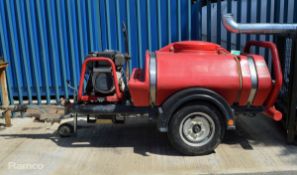 1000 Litre Brendon Bowser Diesel Power Washer with Yanmar Engine - Towable