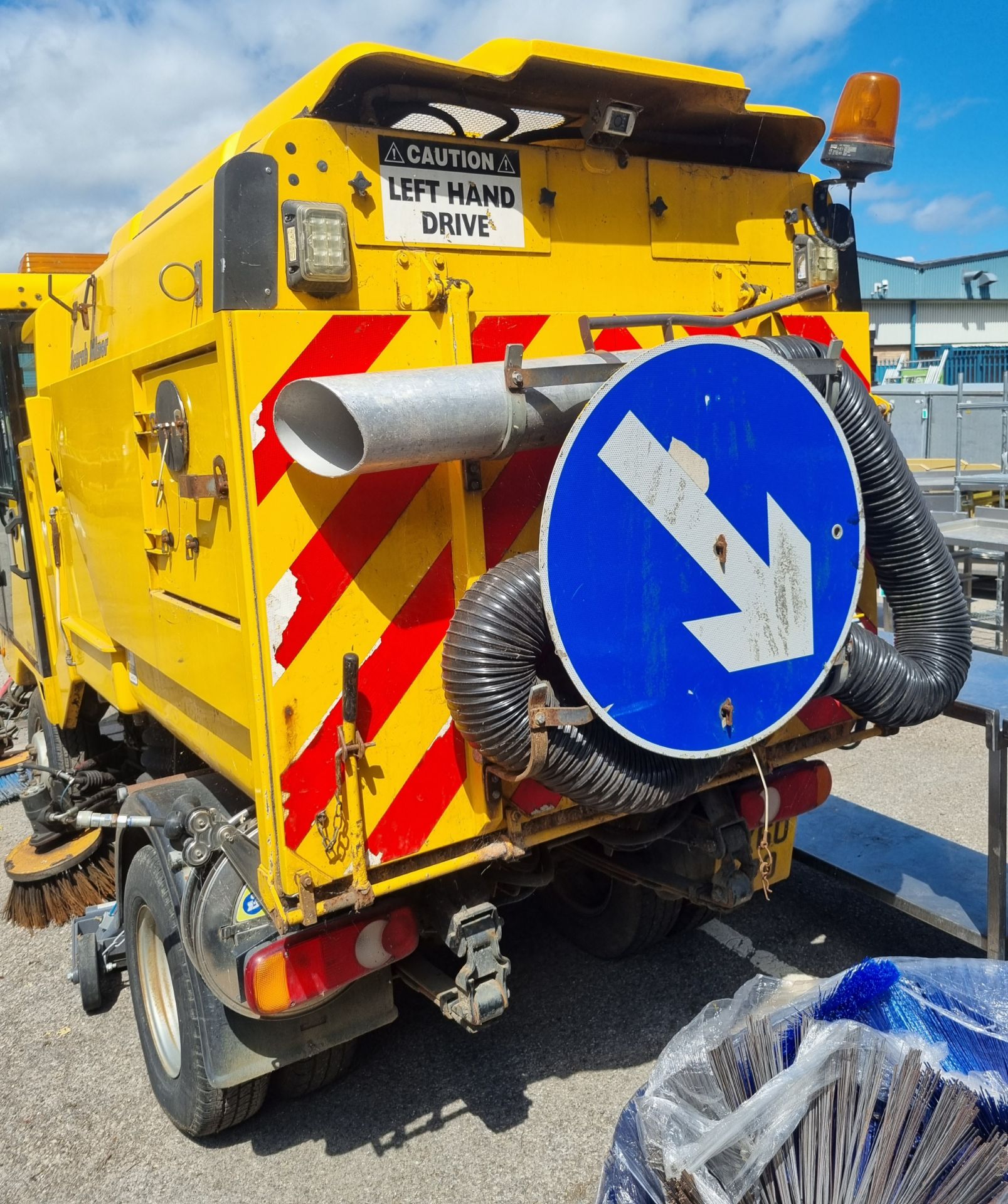 Hydrostatic Scarab Minor Road Sweeper - LH Drive - spare brushes - specialist loading - see desc. - Image 4 of 24