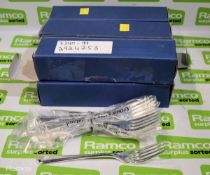 Metal table forks - 10 per box - 6 boxes