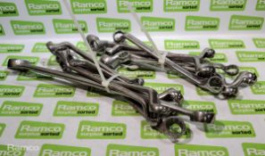 16x Ring Spanners - various sizes as seen in the pictures