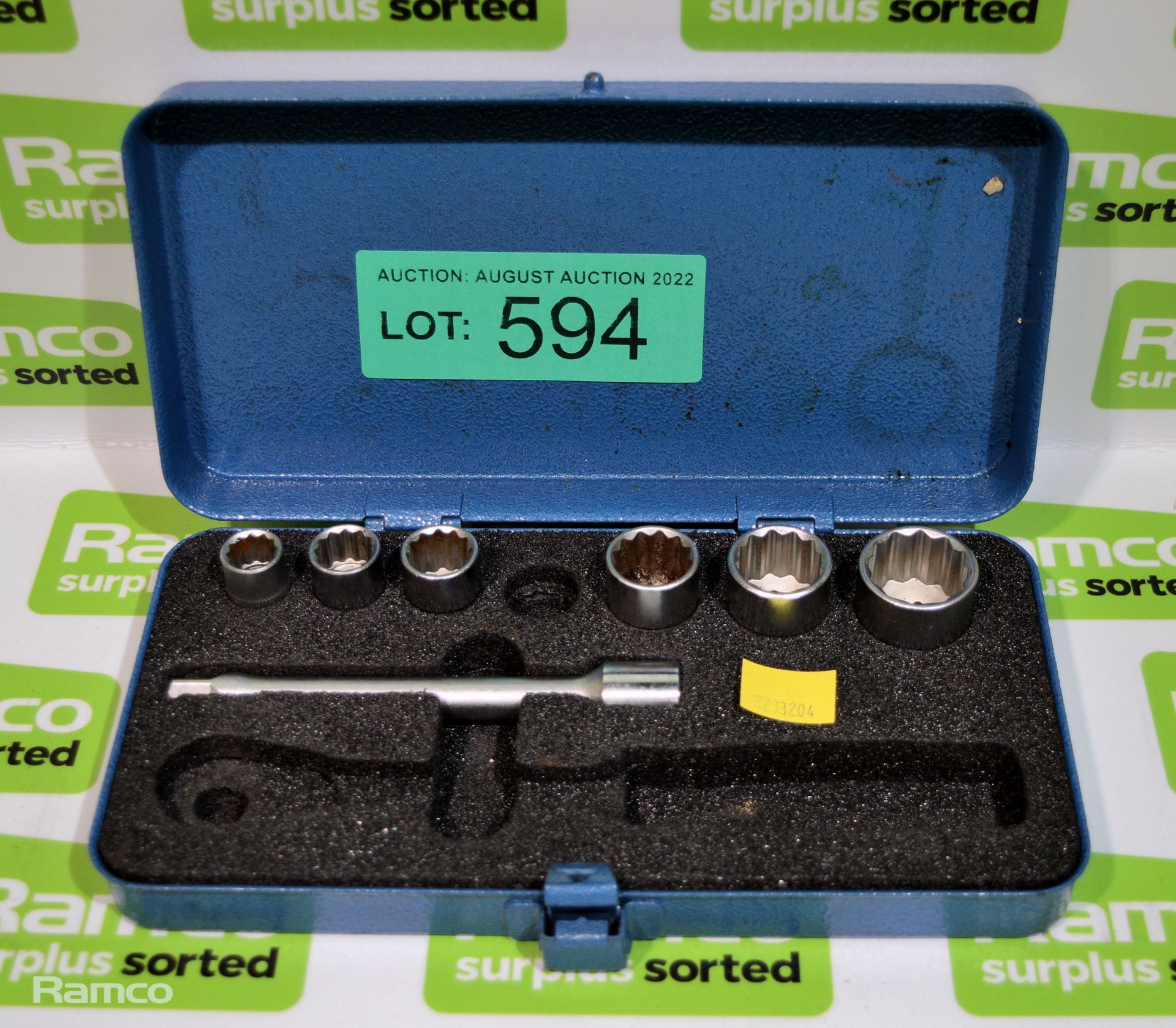 King Dick metric 3/8 inch wrench socket set - incomplete