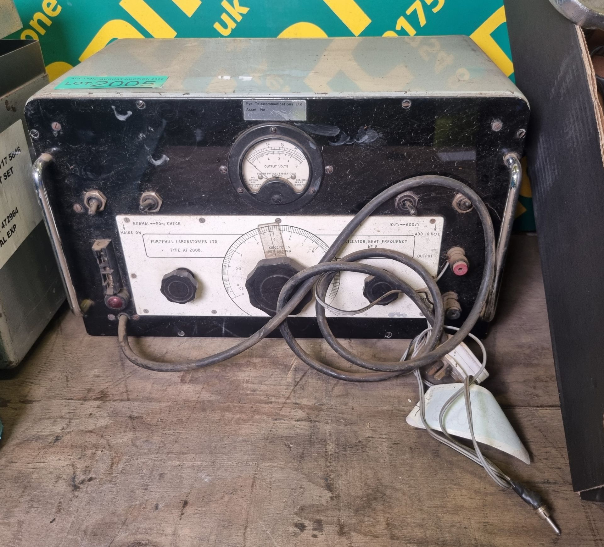 Furzehill type 2008 oscillator beat frequency no 8