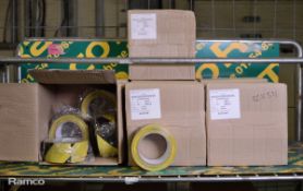 Anixter Black & Yellow Flagging Tape 50mm x 30m - 6 Rolls Per Box - 7 boxes