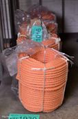 4x Orange Buoyant Rope Reels - 50 yards each