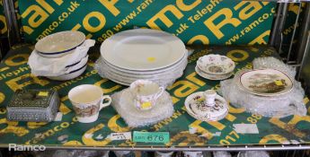 Tablewares - plates, bowls, cups & pots