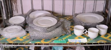 Tableware - coffee cups, saucers, side plates and dinner plates