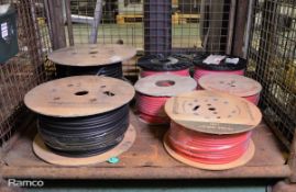 7 reels of electrical cable