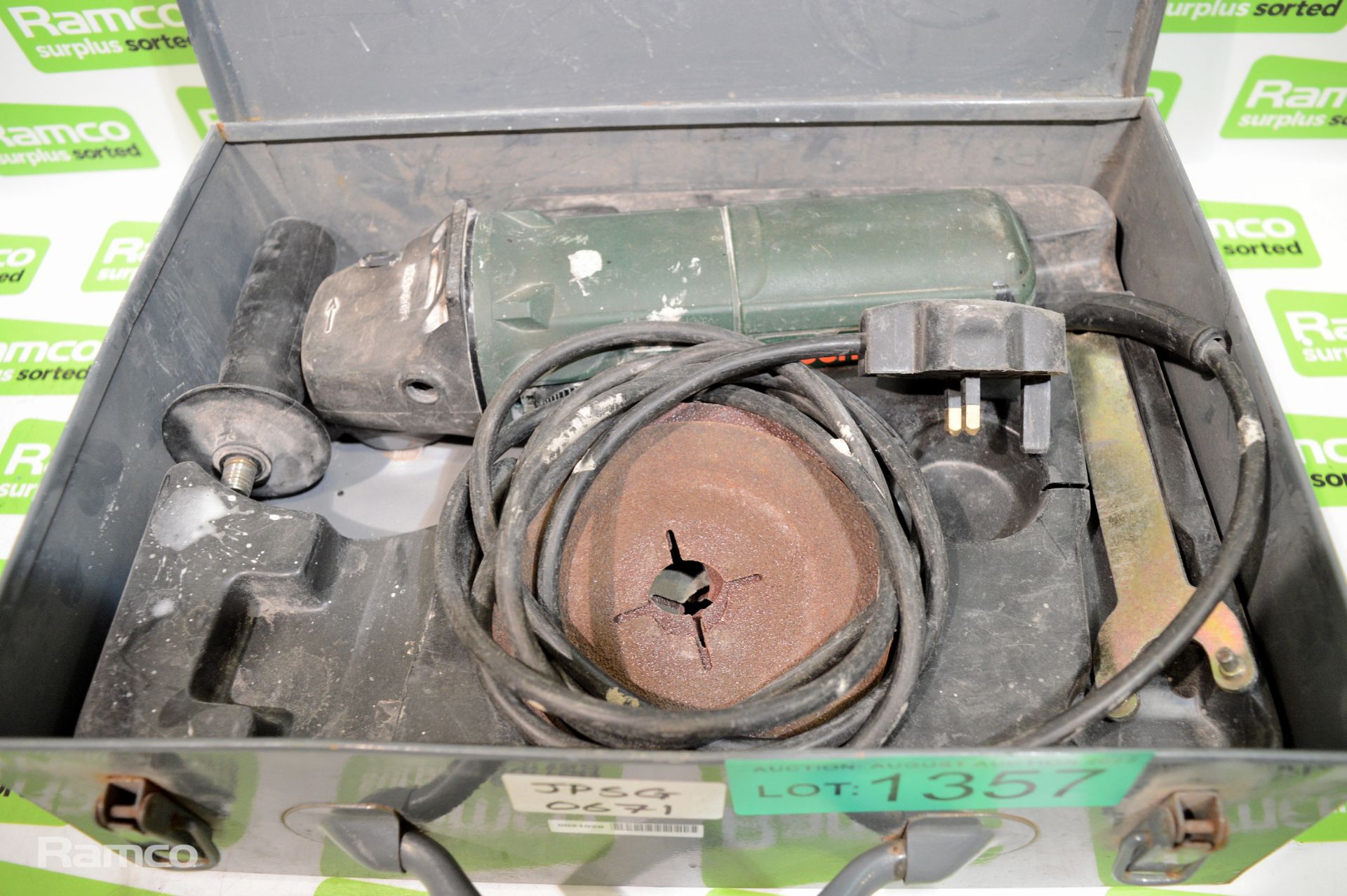 Bosch PWS 7-115 electric angle grinder 230v & case - Image 2 of 4