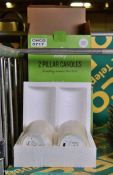 Battery Operated Pillar candles - 2 per box - 3 boxes